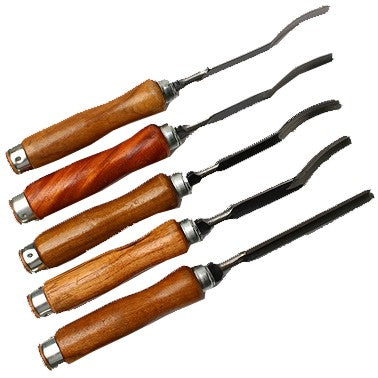 Jogo de Formão Para Madeira 05 Peças Grande